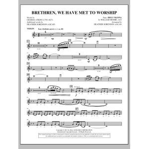 Brethren, We Have Met To Worship - Violin