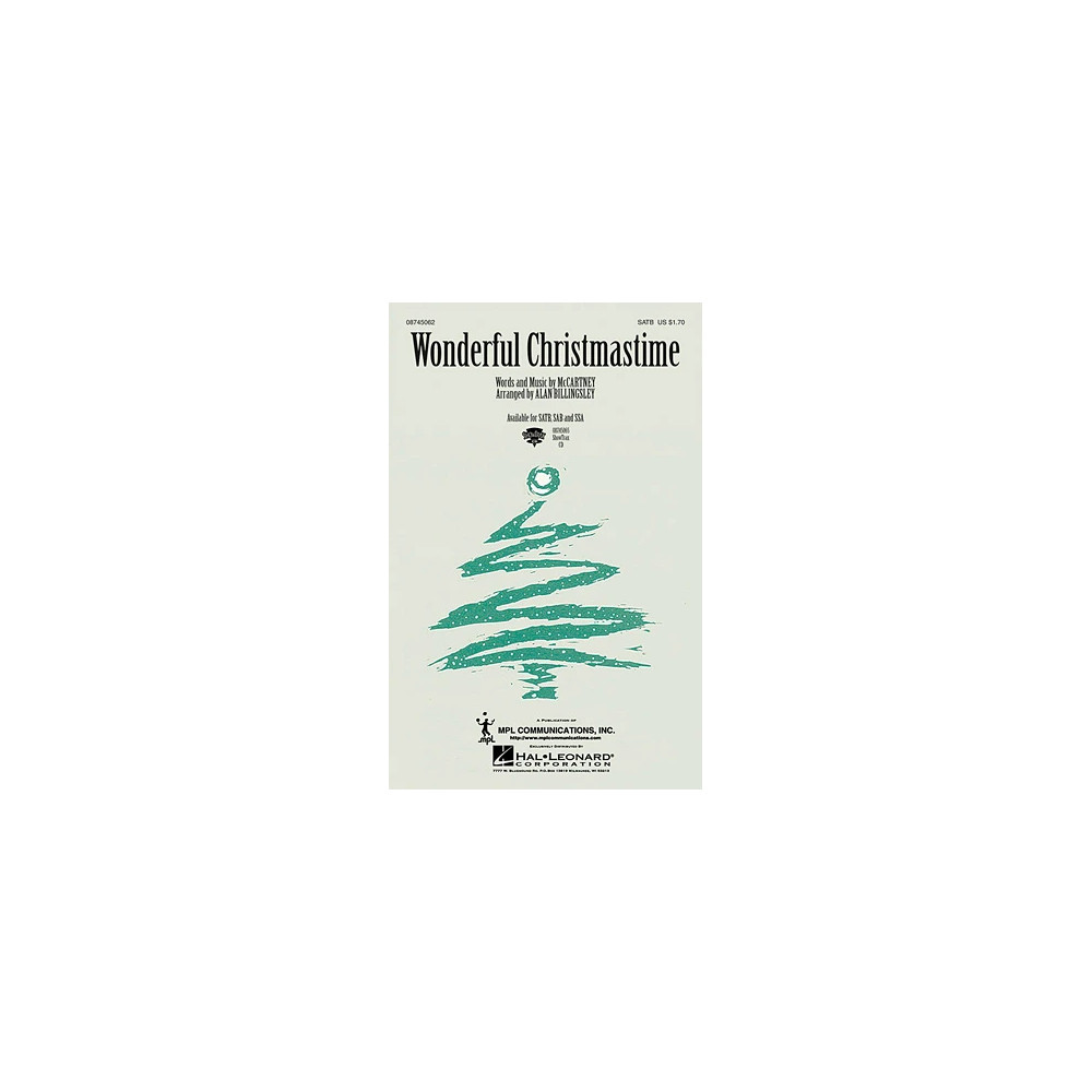 Wonderful Christmastime (arr. Alan Billingsley)