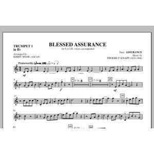 Blessed Assurance - Bb Trumpet 1