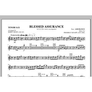Blessed Assurance - Bb Tenor Sax