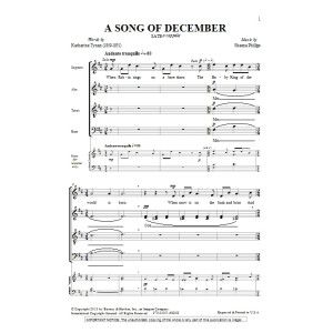 A Song Of December