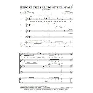 Before The Paling Of The Stars