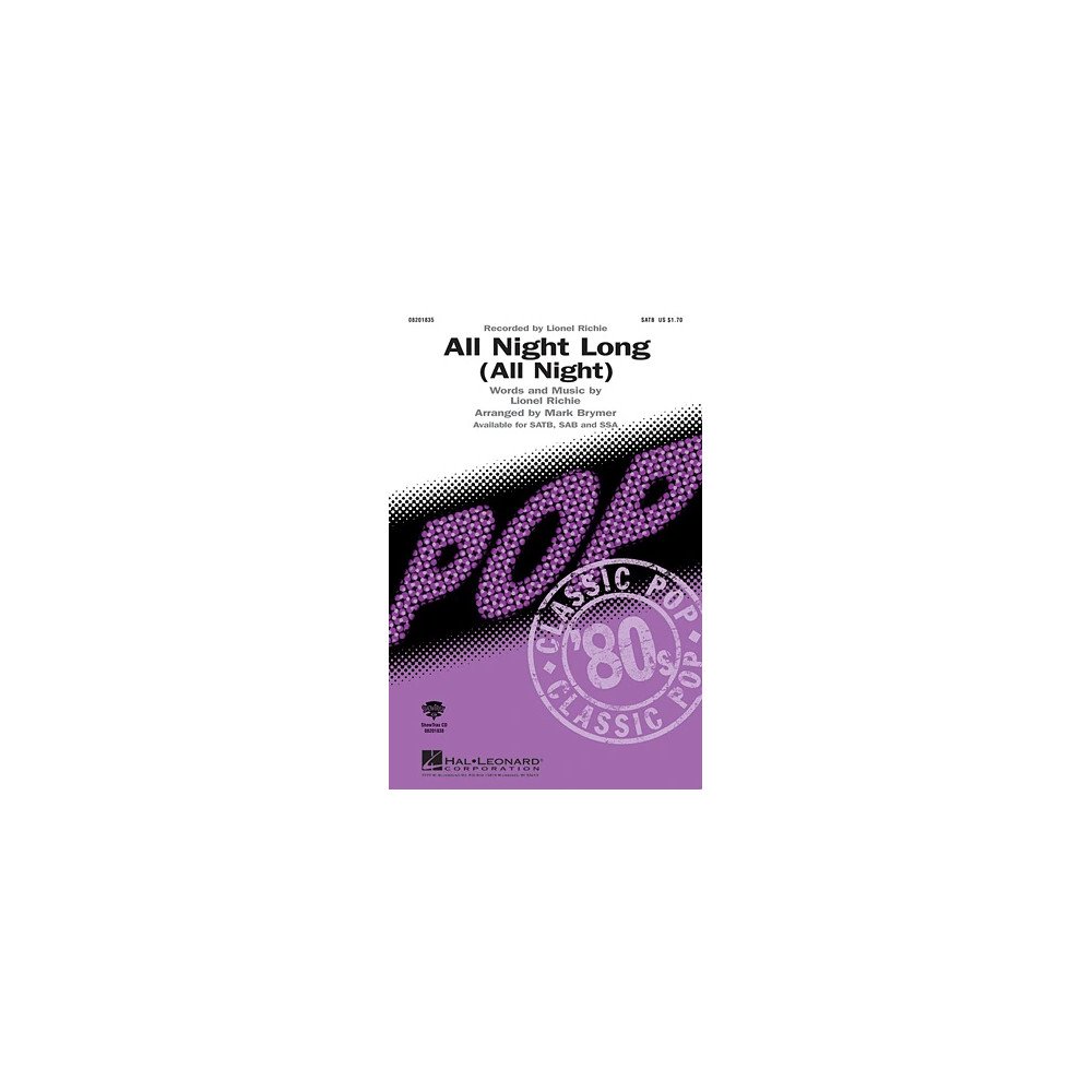 All Night Long (All Night) (arr. Mark Brymer)