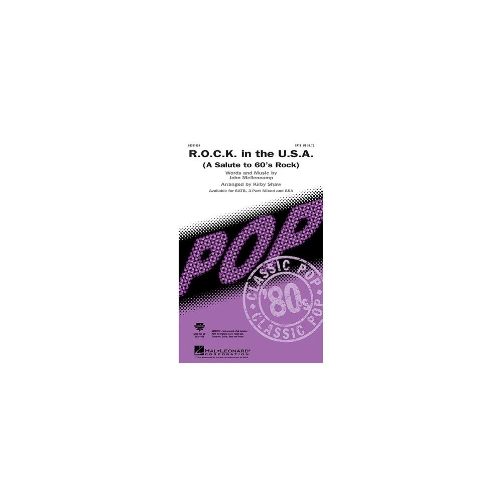 R.O.C.K. In The U.S.A. (A Salute To 60's Rock)