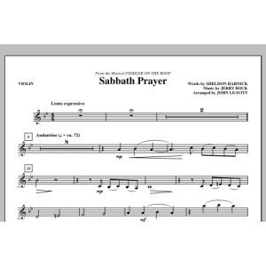 Sabbath Prayer - Violin