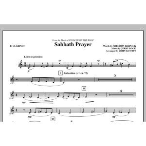 Sabbath Prayer - Clarinet