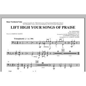 Lift High Your Songs Of Praise (from Footprints In The Sand) - Bass Trombone/Tuba