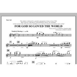 For God So Loved the World - Flute 1 & 2