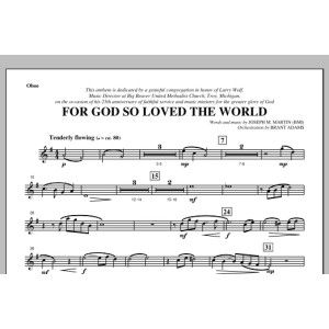 For God So Loved the World - Oboe