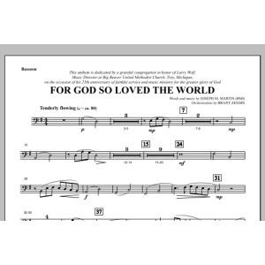 For God So Loved the World - Bassoon