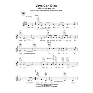 Vaya Con Dios (May God Be With You)