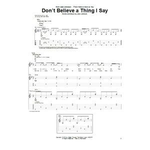 Don't Believe A Thing I Say