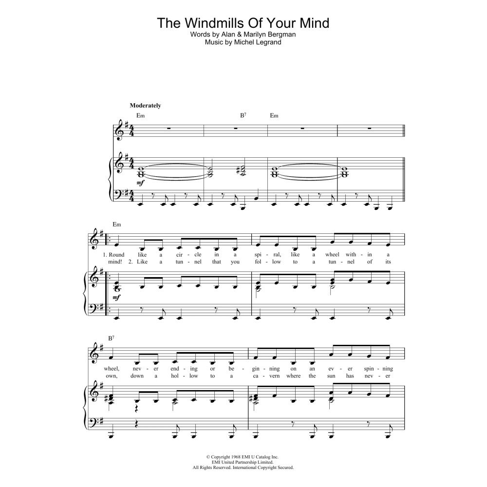 The Windmills Of Your Mind