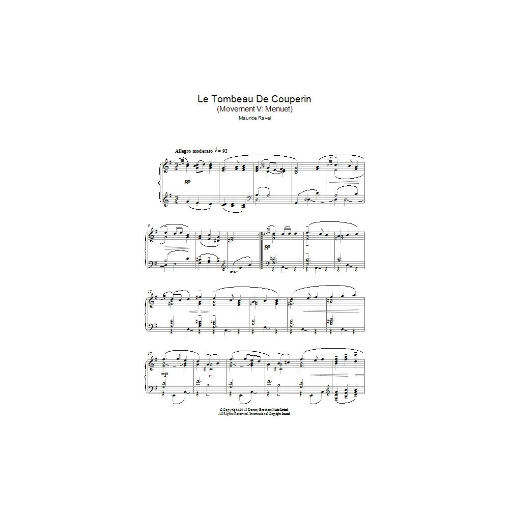 Le Tombeau De Couperin