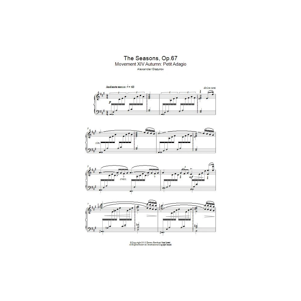 The Seasons Op.67