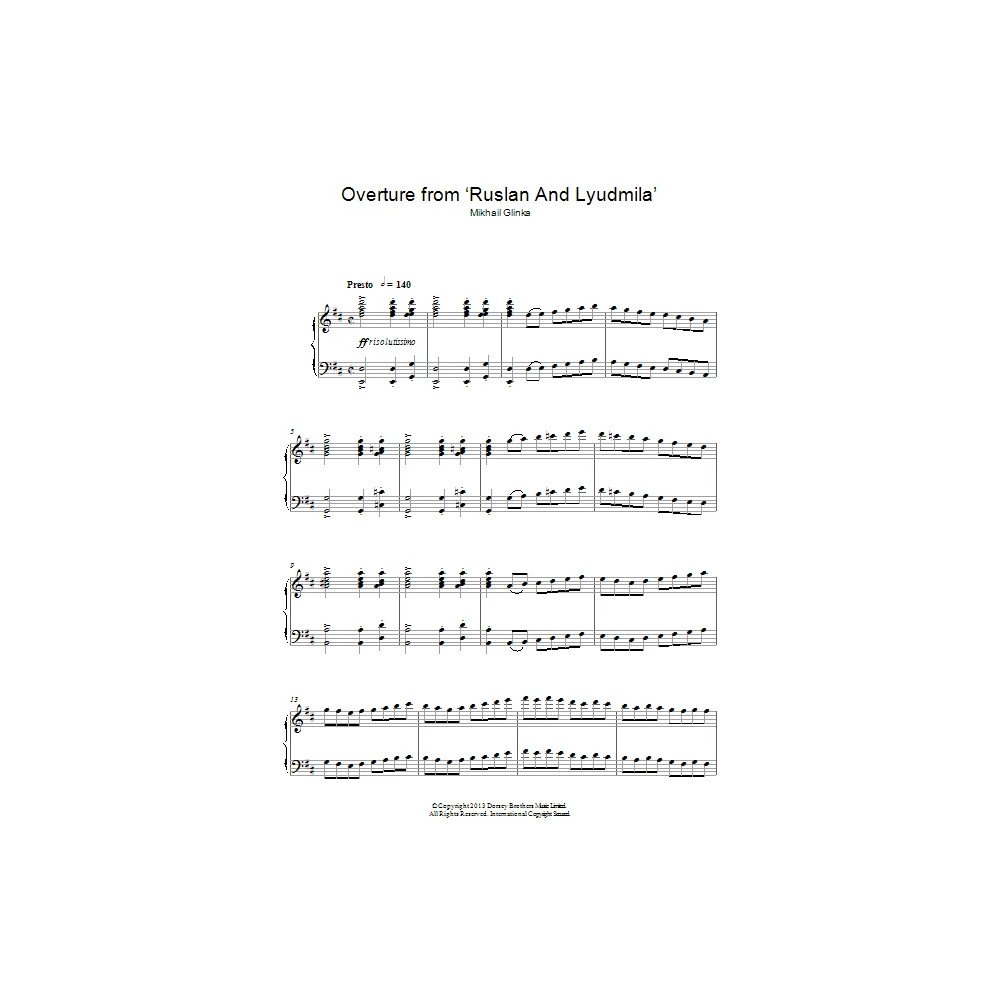 Overture from "Ruslan And Ludmila"