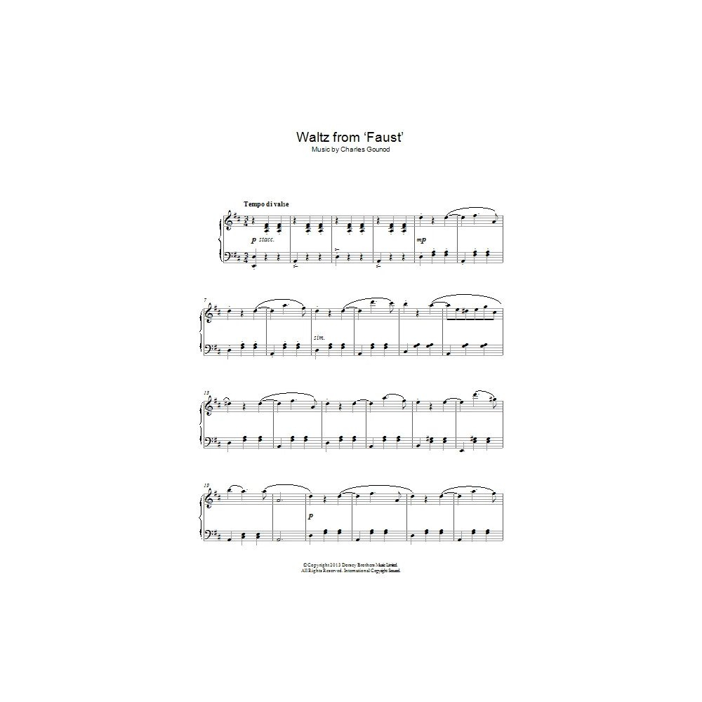 Waltz From Faust