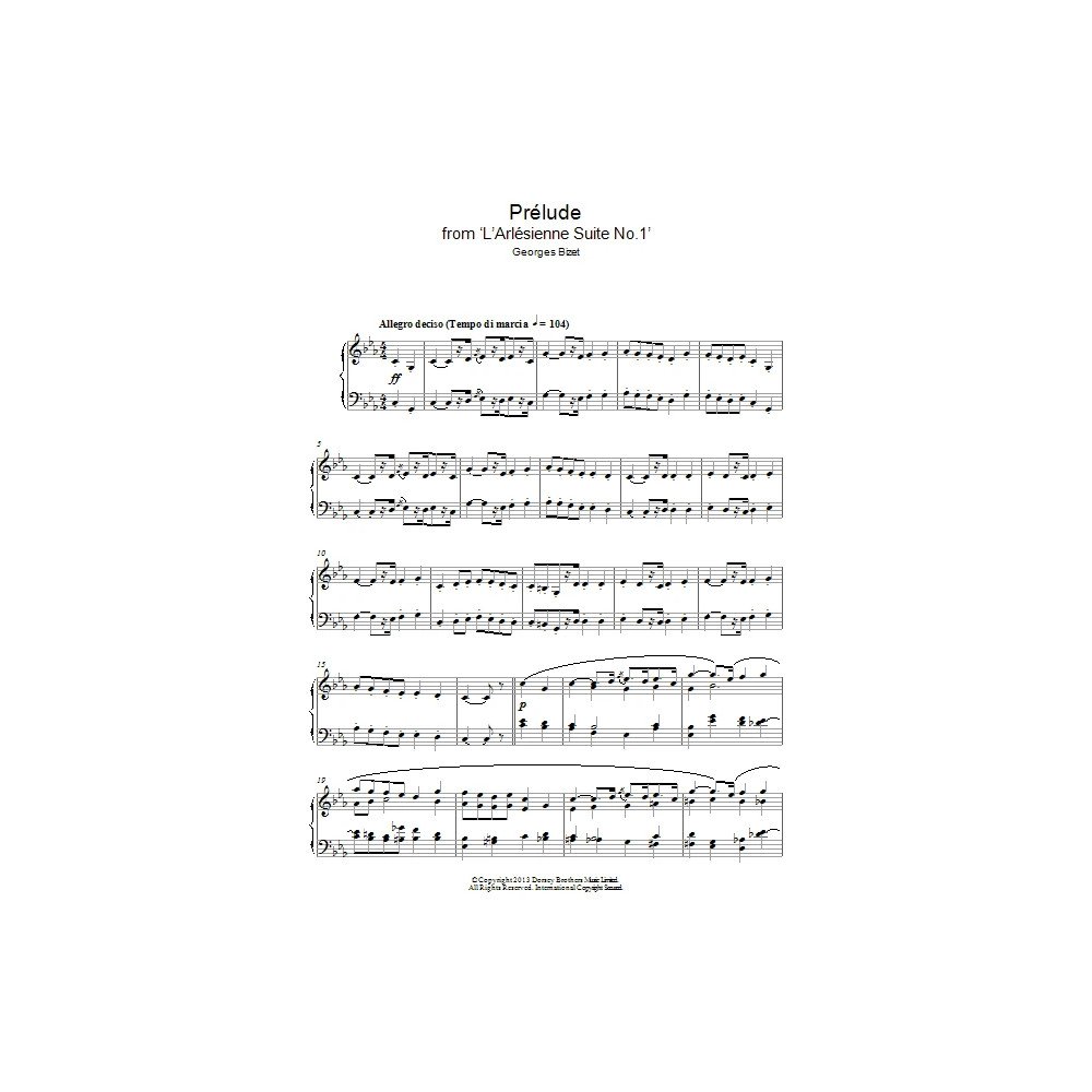 Prelude (from 'L'Arlesienne')
