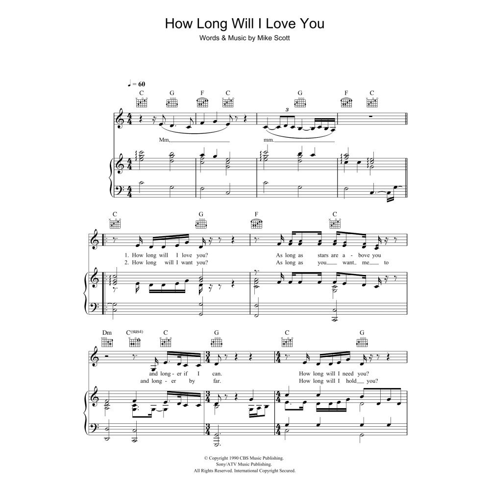 How Long Will I Love You