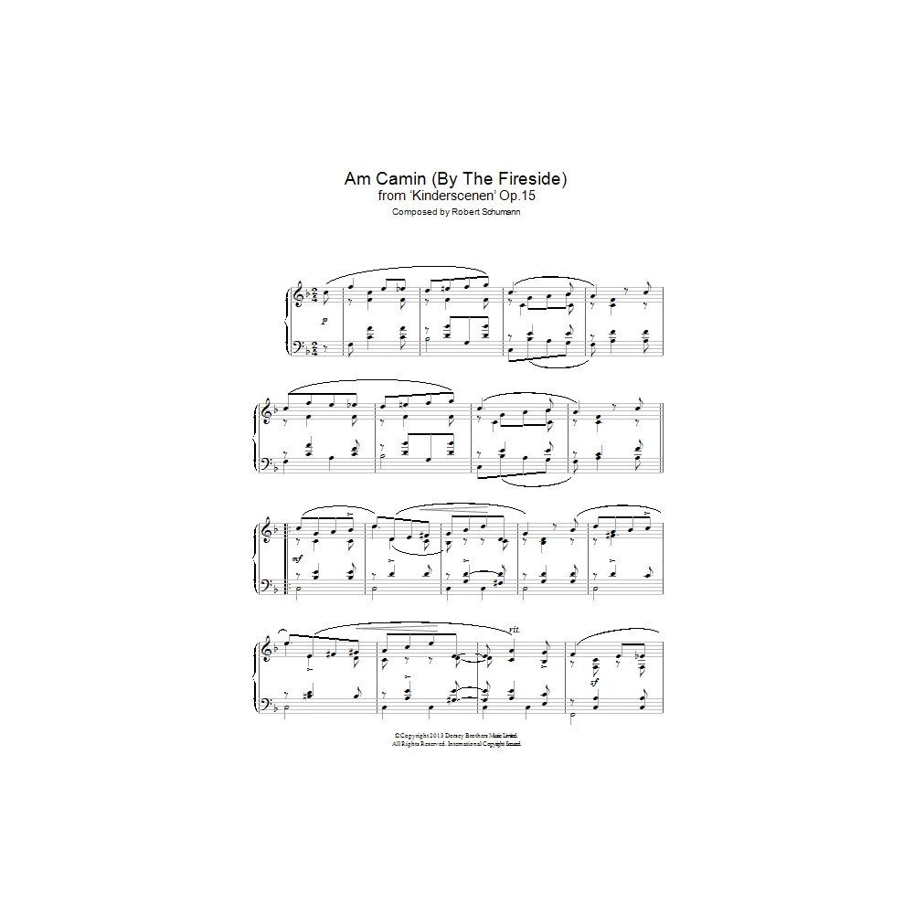 Am Camin (By The Fireside) from 'Kinderscenen' Op.15 No. 8