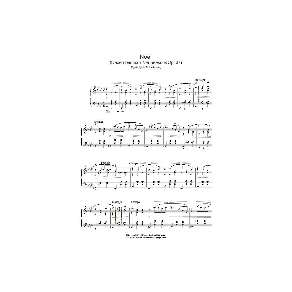 Weihnachten (Dezember aus ''Die Jahreszeiten'' op. 37)