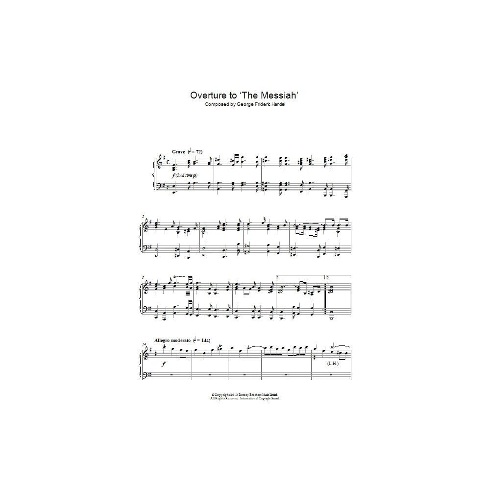 Overture to 'The Messiah'