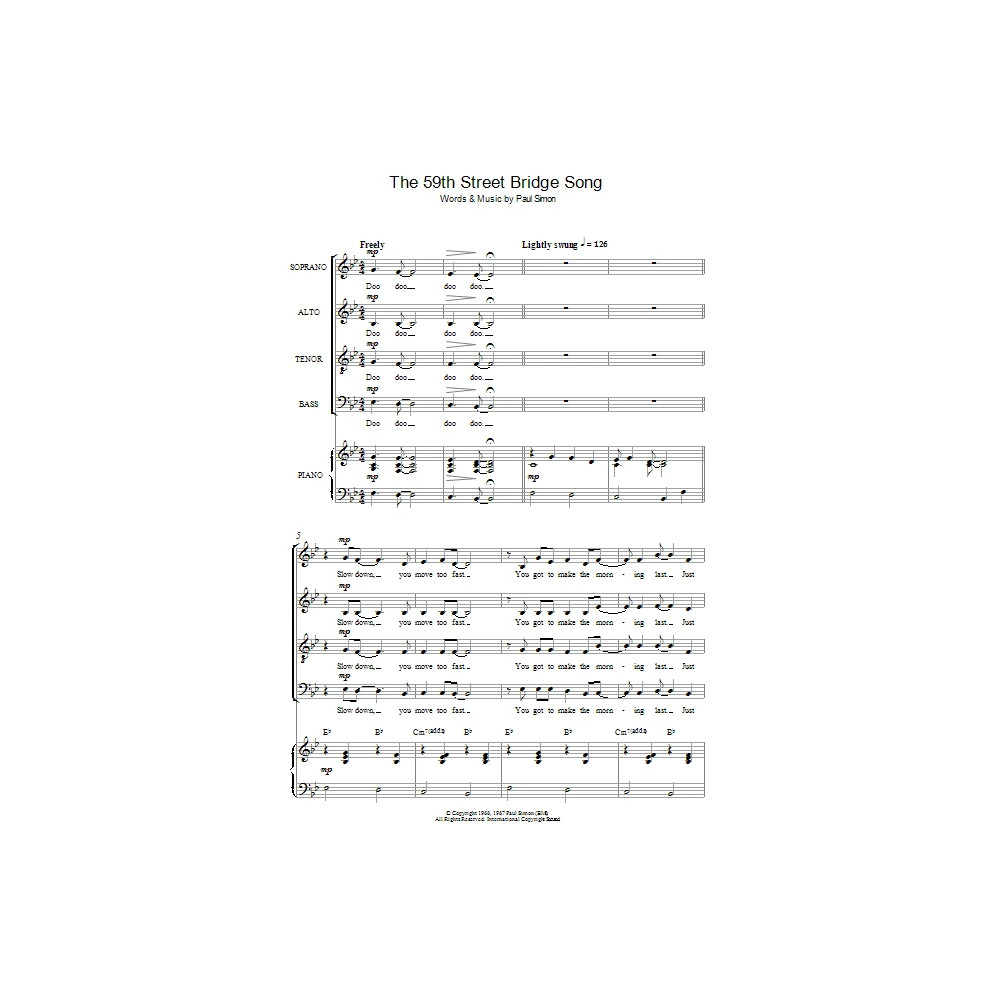 The 59th Street Bridge Song (Feelin' Groovy)