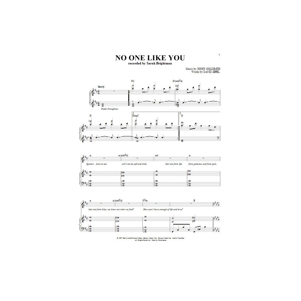 No One Like You