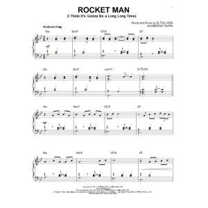 Rocket Man (I Think It's Gonna Be A Long Long Time) [Jazz version] (arr. Brent Edstrom)