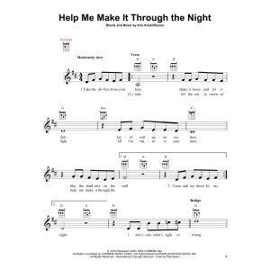 Help Me Make It Through The Night