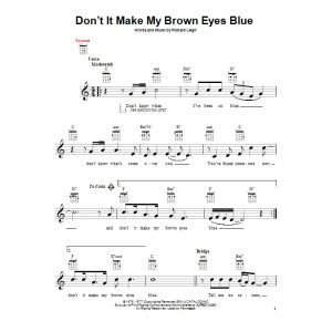 Don't It Make My Brown Eyes Blue