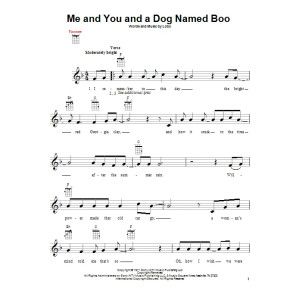 Me And You And A Dog Named Boo