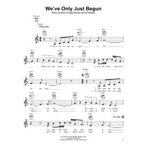 We've Only Just Begun