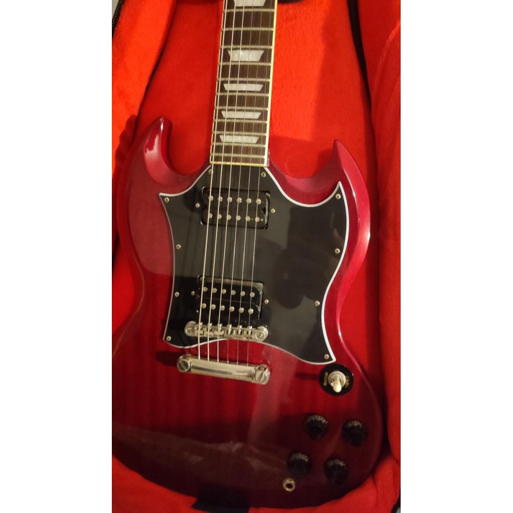 Epiphone SG Red Cherry with Gibson 57s Humbuckers Les Paul