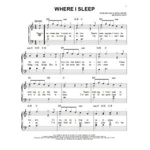 Where I Sleep