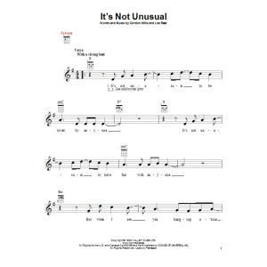 It's Not Unusual