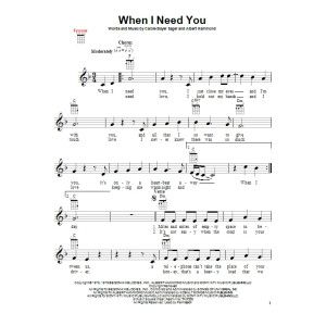 When I Need You