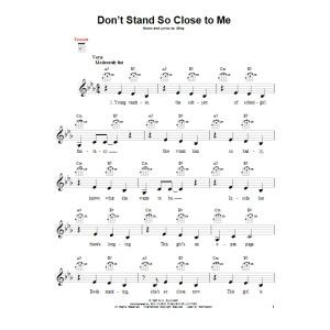 Don't Stand So Close To Me