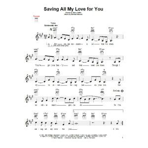 Saving All My Love For You