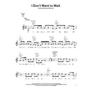 I Don't Want To Wait