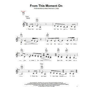 From This Moment On