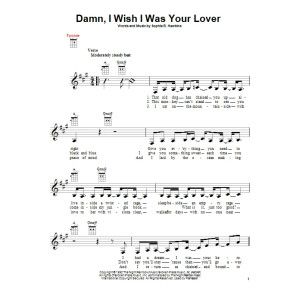 Damn, I Wish I Was Your Lover