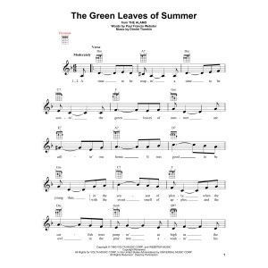 The Green Leaves Of Summer
