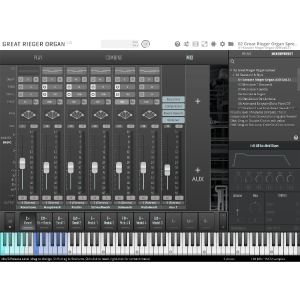 The VSL Great Rieger Organ is a virtual instrument that faithfully reproduces the sound and performance of the renowned Rieger p