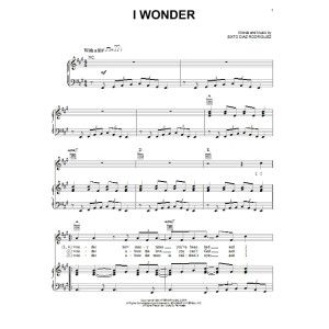 I Wonder