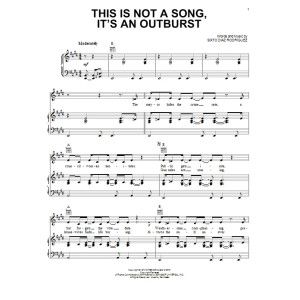 This Is Not A Song, It''s An Outburst