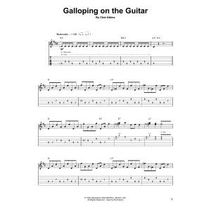 Galloping On The Guitar