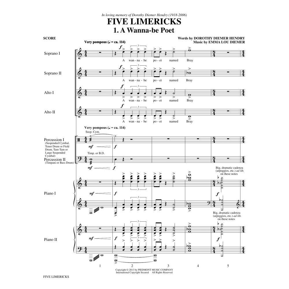 Five Limericks