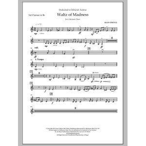 Waltz Of Madness - Bb Clarinet 3