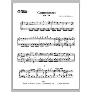 Contradances, Woo 14